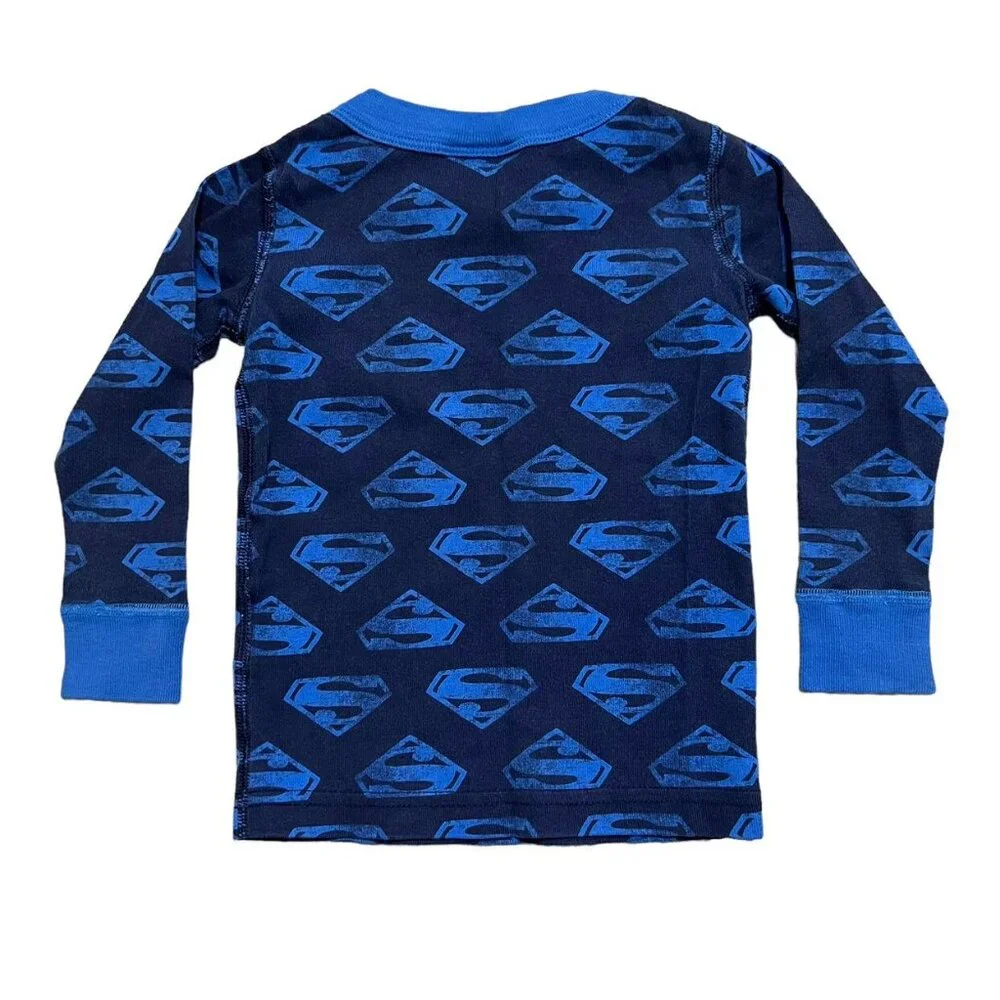 Hanna Andersson Sz 80 (18-24m) Superman Pajamas